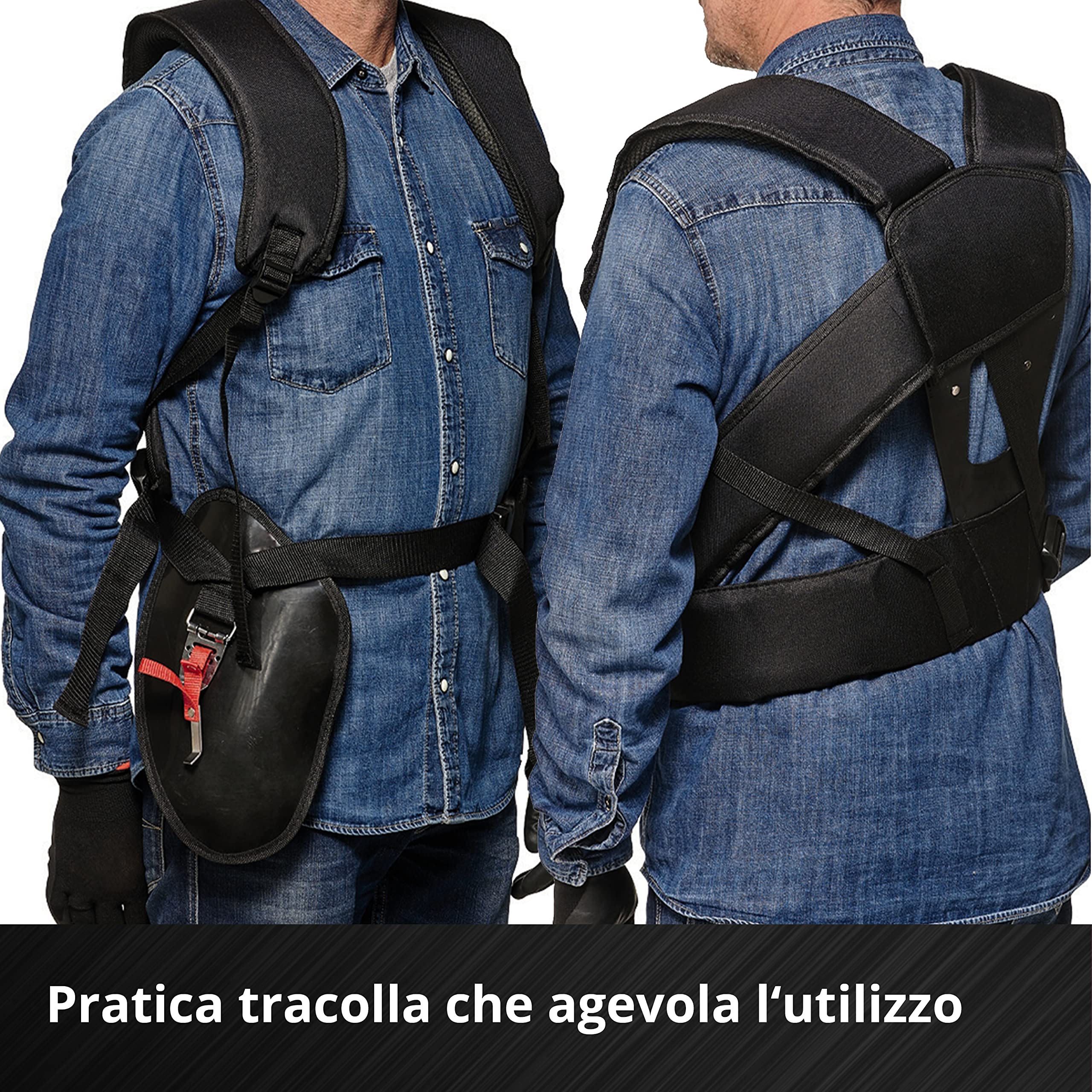 Einhell AGILLO 18/200 - Solo Decespugliatore a batteria Power X-Change (18 V, lama a 3 denti, taglio 20 cm, rocchetto a filo 8m, taglio 30 cm, senza batteria e caricabatteria)