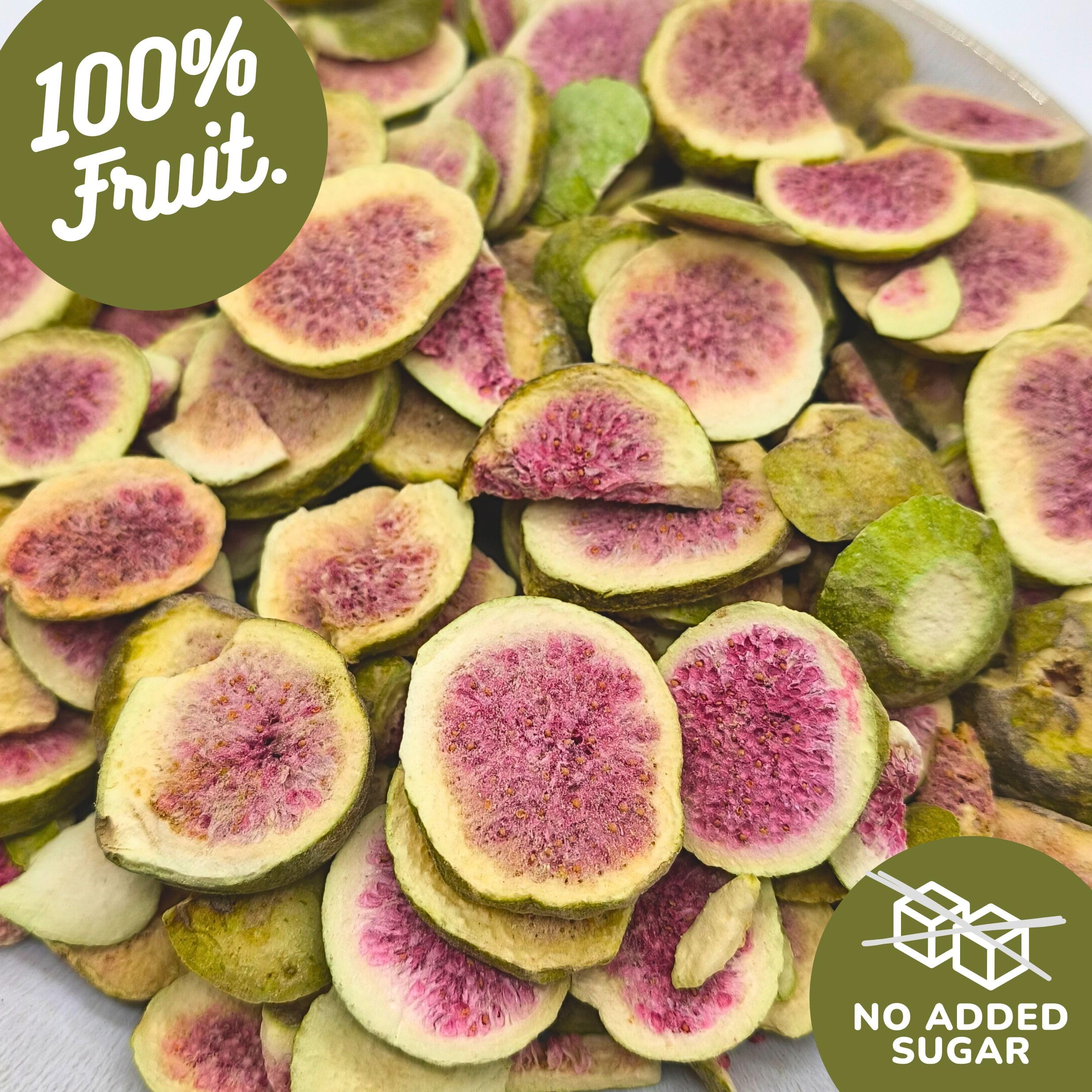 BULK & Tasty. Figue Lyophilisée Sans Sucre Ajouté | Naturel Figues Sèches Fruits Seches | Freeze Dried Fruit Fig Collations Saines | Pure Figue Seche Sec Gefriergetrocknete Feige