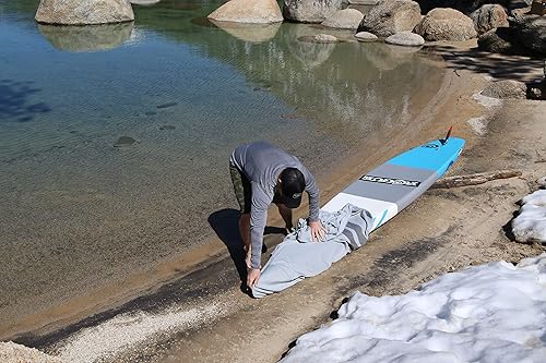 Miniatura 4 de VAMO Stand Up Paddleboard elástico en 4 direcciones, cubierta de tabla UV para remos, kayaks y tablas de surf (tabla de remo no incluida)