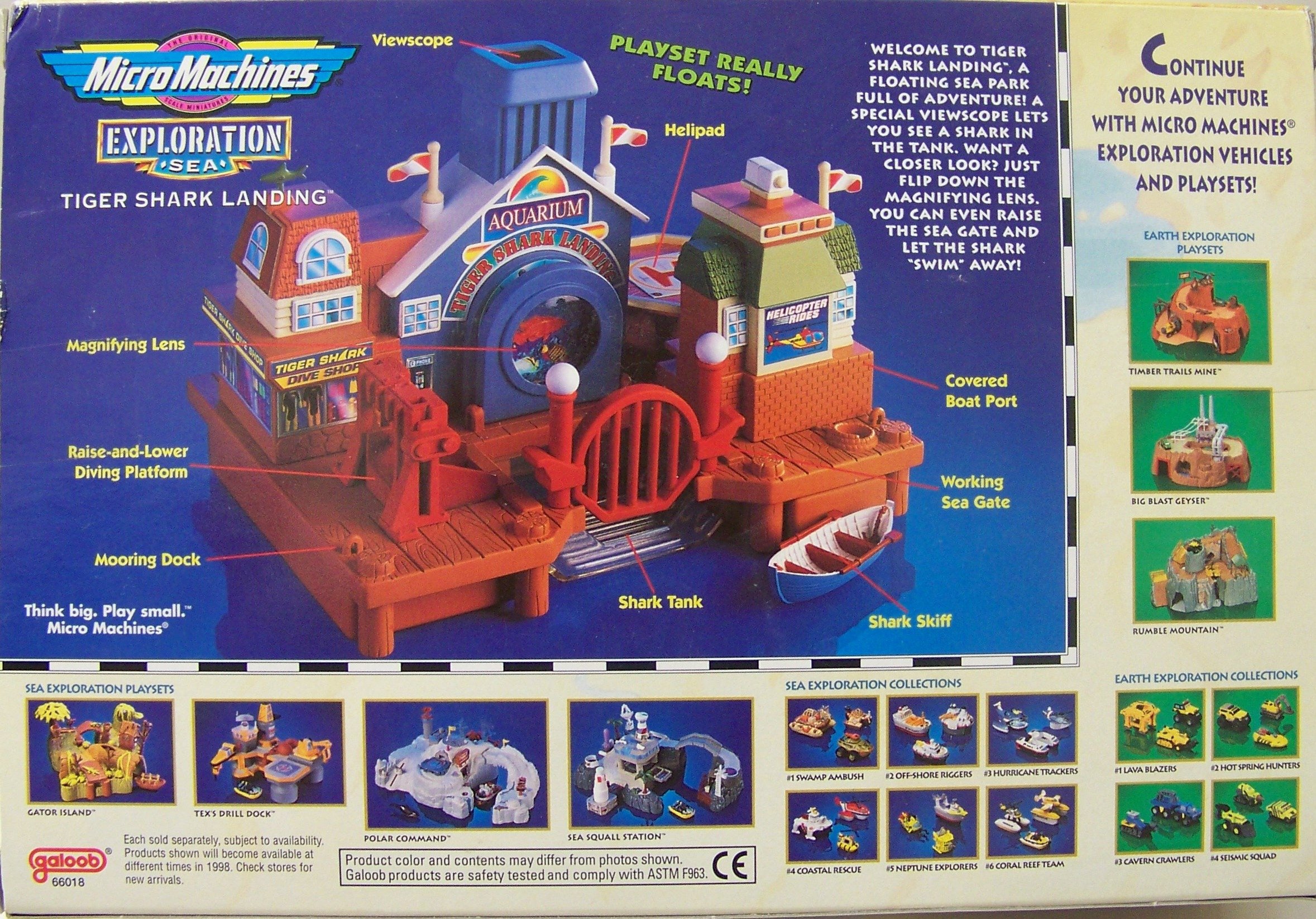 Micro Machines Exploration Sea Tiger Shark Landing by Galoob: Buy