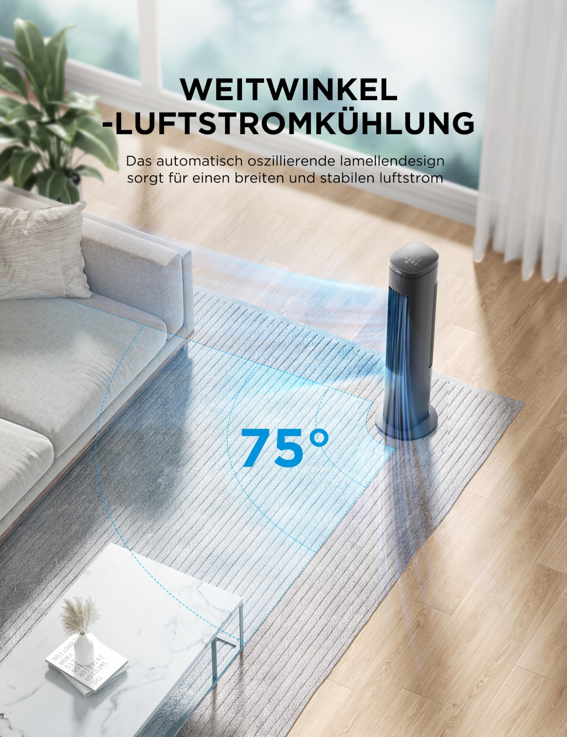 Midea Rafraîchisseur d'Air 3en1 5L avec Télécommande Ansicht 6