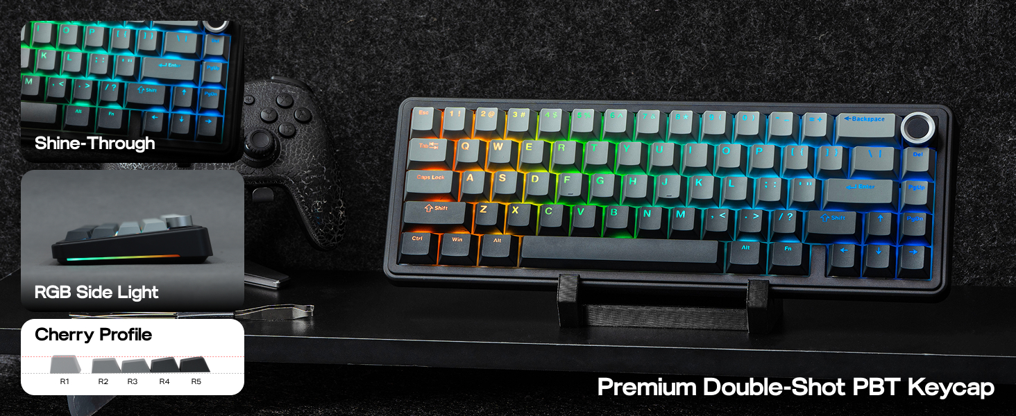 Amazon | EPOMAKER x AULA F65 PRO ワイヤレスメカニカルゲーミング