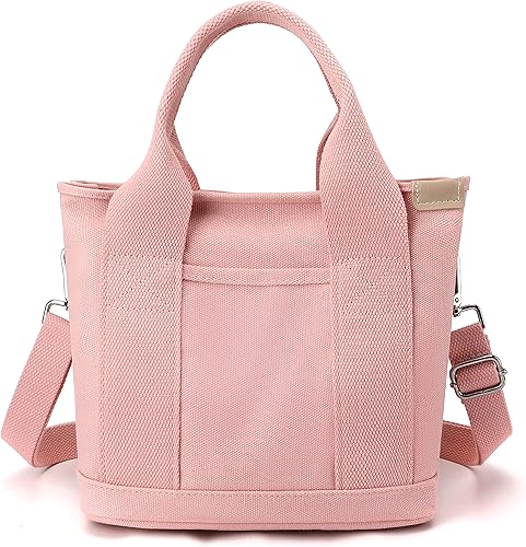 Miniatura 2 de HINGTAT Bolso de mano para mujer, bolsos de hombro de lona, mini bolso cruzado, bolsos de mano de moda, bolsas de viaje, bolsa de viaje