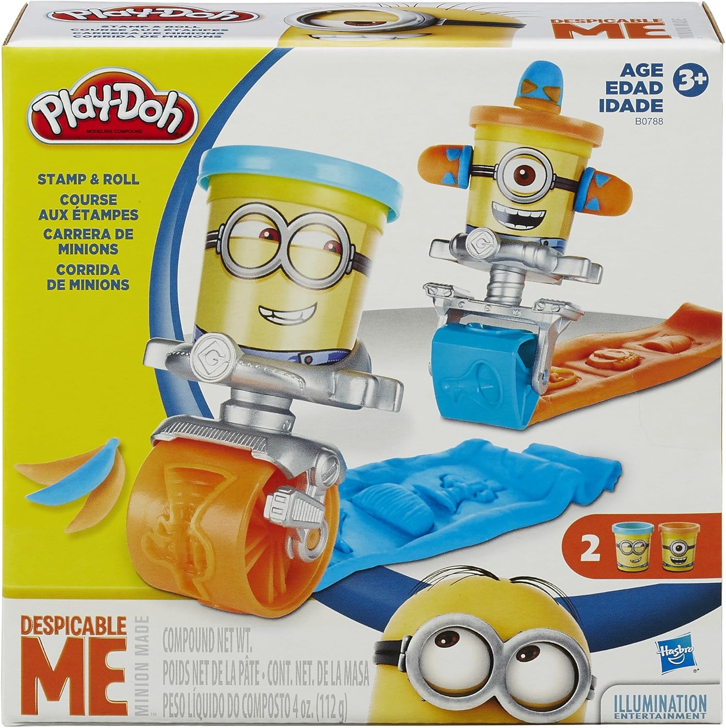 Play-Doh Featuring Despicable Me Minions Stamp and Roll Set