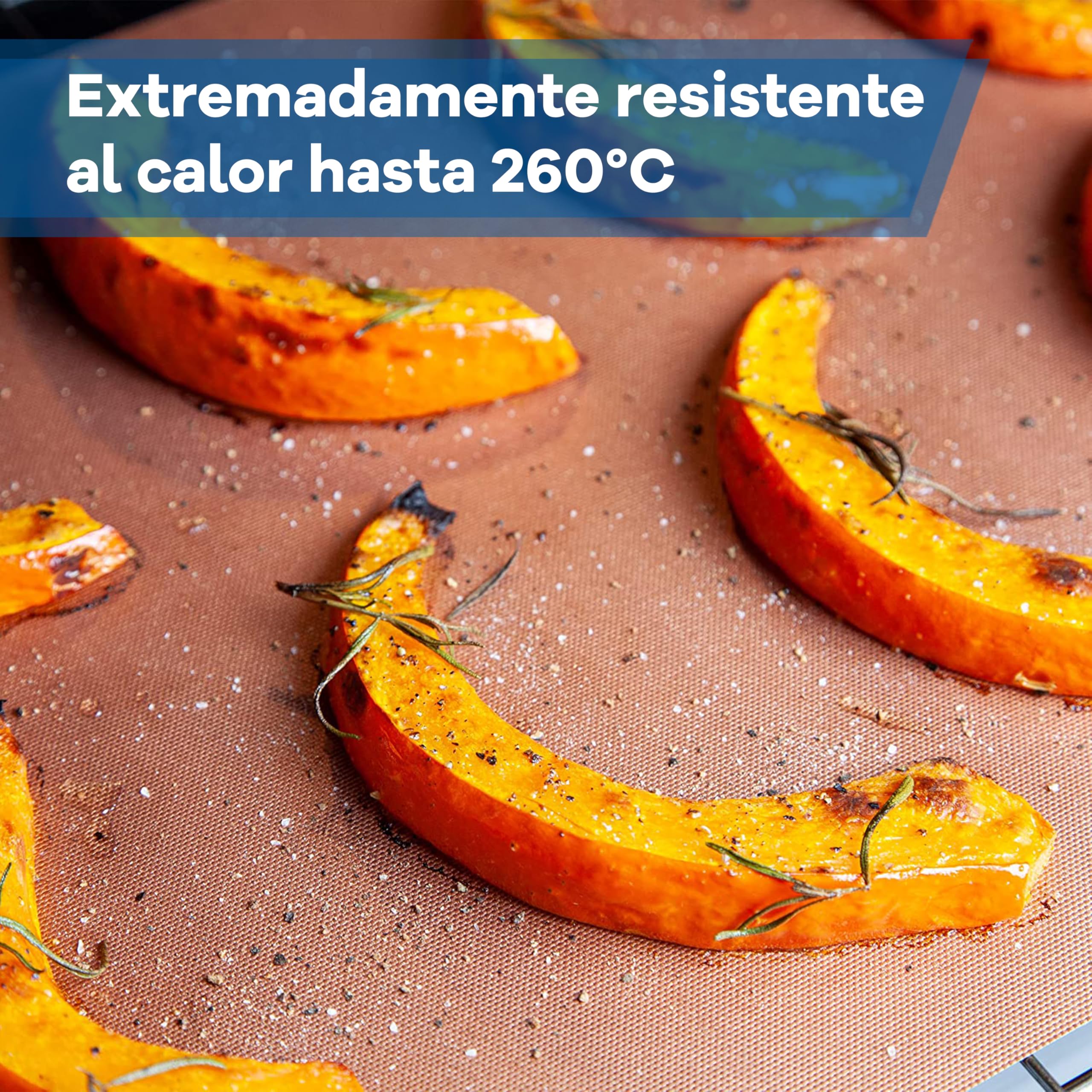 NetroxHome® - Papel de Horno Reutilizable y Salvamanteles (Set de 8) para Horno y Grill - Resistente al Calor y Antiadherente - 100% Respetuoso con los Alimentos - Rejilla para Grill (36x42 cm)