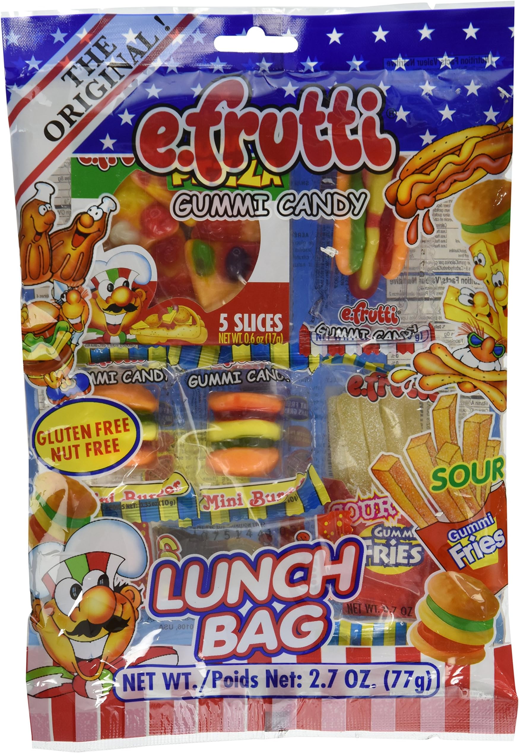 E.Frutti Original Mini Gummy School Lunch Bag - 2.7 Oz (Gluten Free Nut Free)