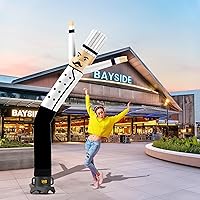 Vista 4 de LookOurWay Air Dancers - Accesorio inflable para hombre de tubo – Wacky Waving inflable para promoción de negocios – Ventilador no incluido