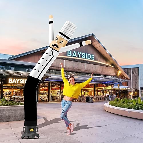 Miniatura 4 de LookOurWay Air Dancers - Accesorio inflable para hombre de tubo  Wacky Waving inflable para promoción de negocios  Ventilador no incluido