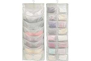 Maximize Your Space: Simple Houseware 24-Pocket Hanging Underwear Organizer