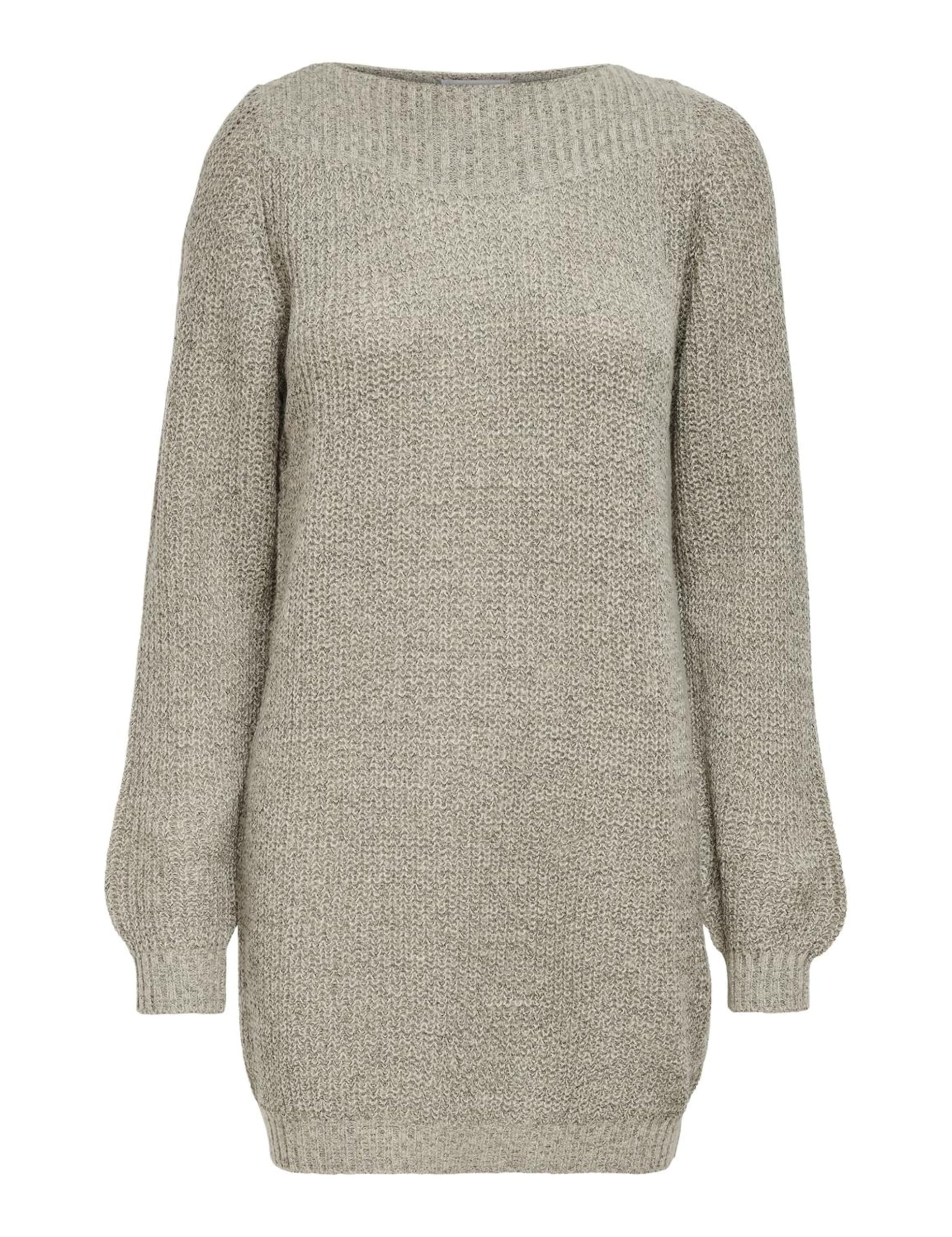 JDY Womens Jdywhitney Megan L/S Boat Dress KNT Noos Dress, Cement, XL