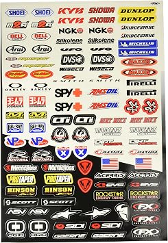 Factory Effex 59-1068014 Micro Sponsor Sticker KIT