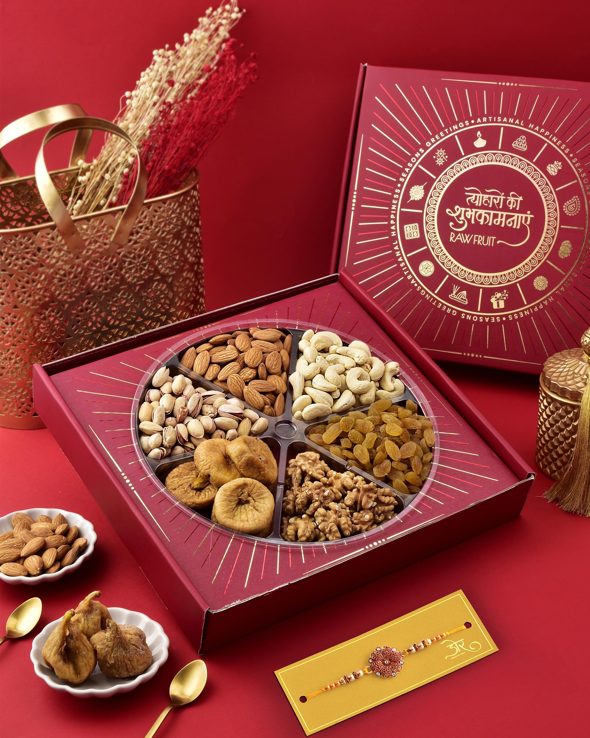 Rakhi For Brother And Bhabhi Rakhi Hamper Rakhi Gifts Rakhi For Bhabhi Rakhi For Brother With Dryfruits Pack Of 6 Dryfruits Combo Pack Bhai Bhabhi Rakhi Set Rakhi With Dryfruits (B0CB36GZGD) Amazon Price History, Amazon Price Tracker