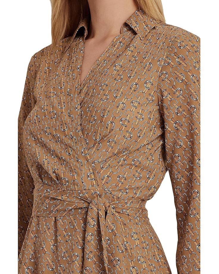 Lauren Ralph Lauren Print Surplice Crepe Midi Dress - #3 of 4