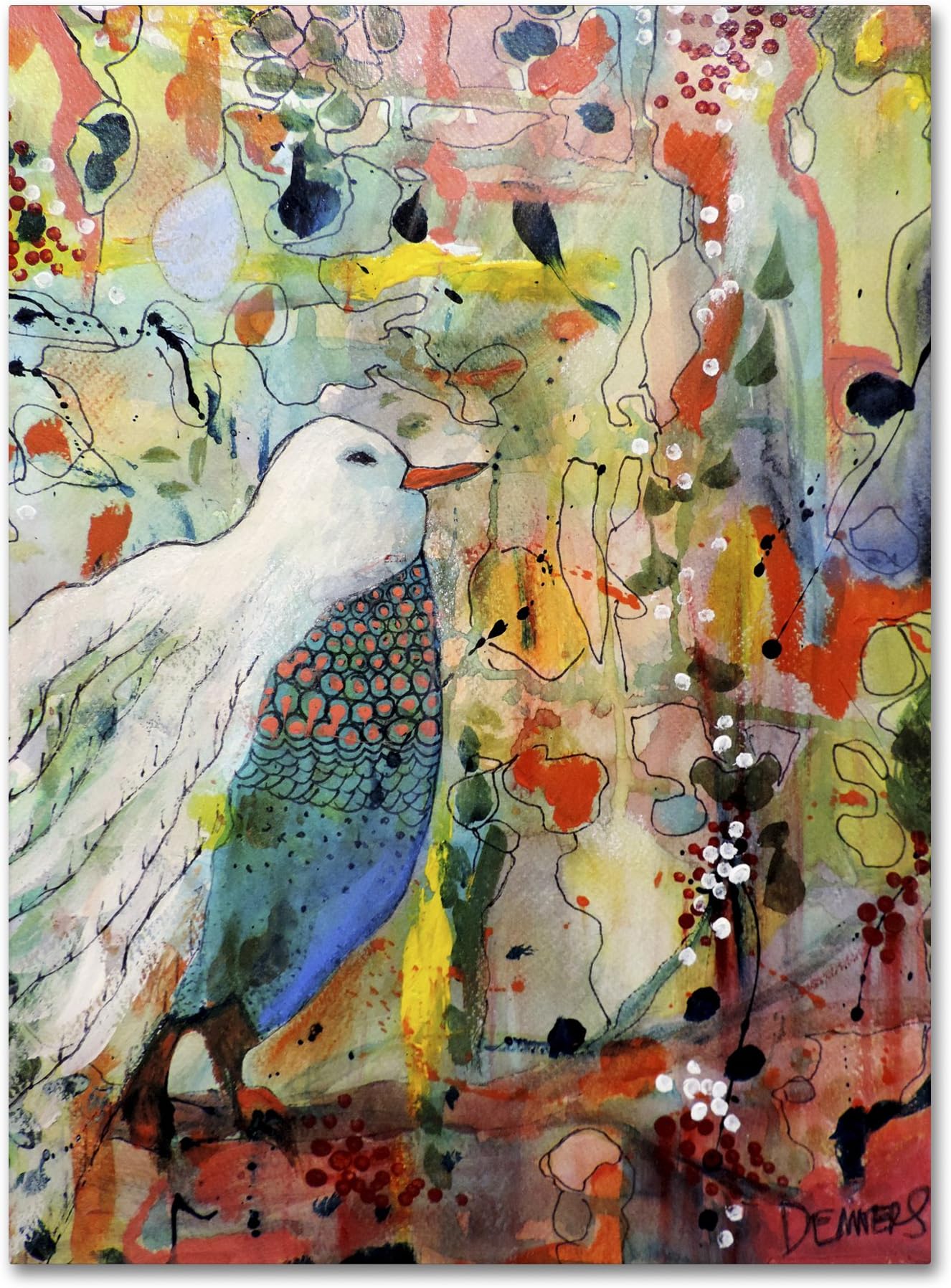 Trademark Fine Art Vers Toi by Sylvie Demers Wall Hanging, 18" x 24"