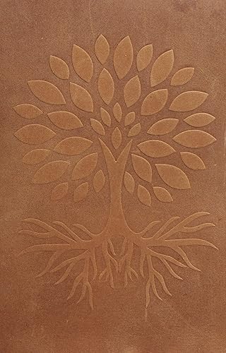 Miniatura 9 de Cuaderno de escritura de diario de cuero, bloc de notas encuadernado vintage hecho a mano para hombres y mujeres, escribe en papel grueso liso,