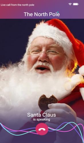 Amazing Video Live Call From Santa Claus