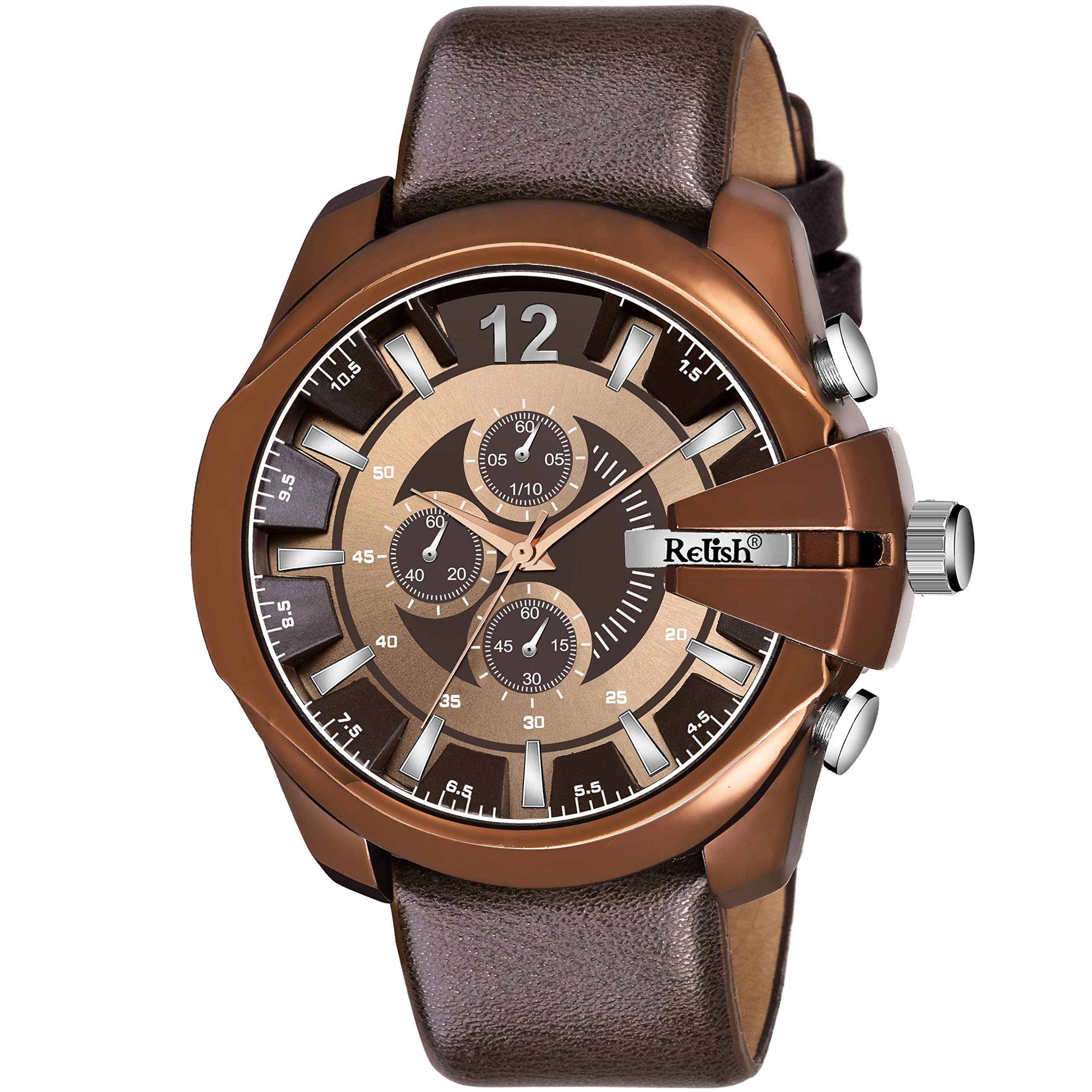 Relish Premium Series Analog Watch - for Men & Boys | Gift for Men s (Brown) (B08WHYWHDN) Amazon Price History, Amazon Price Tracker