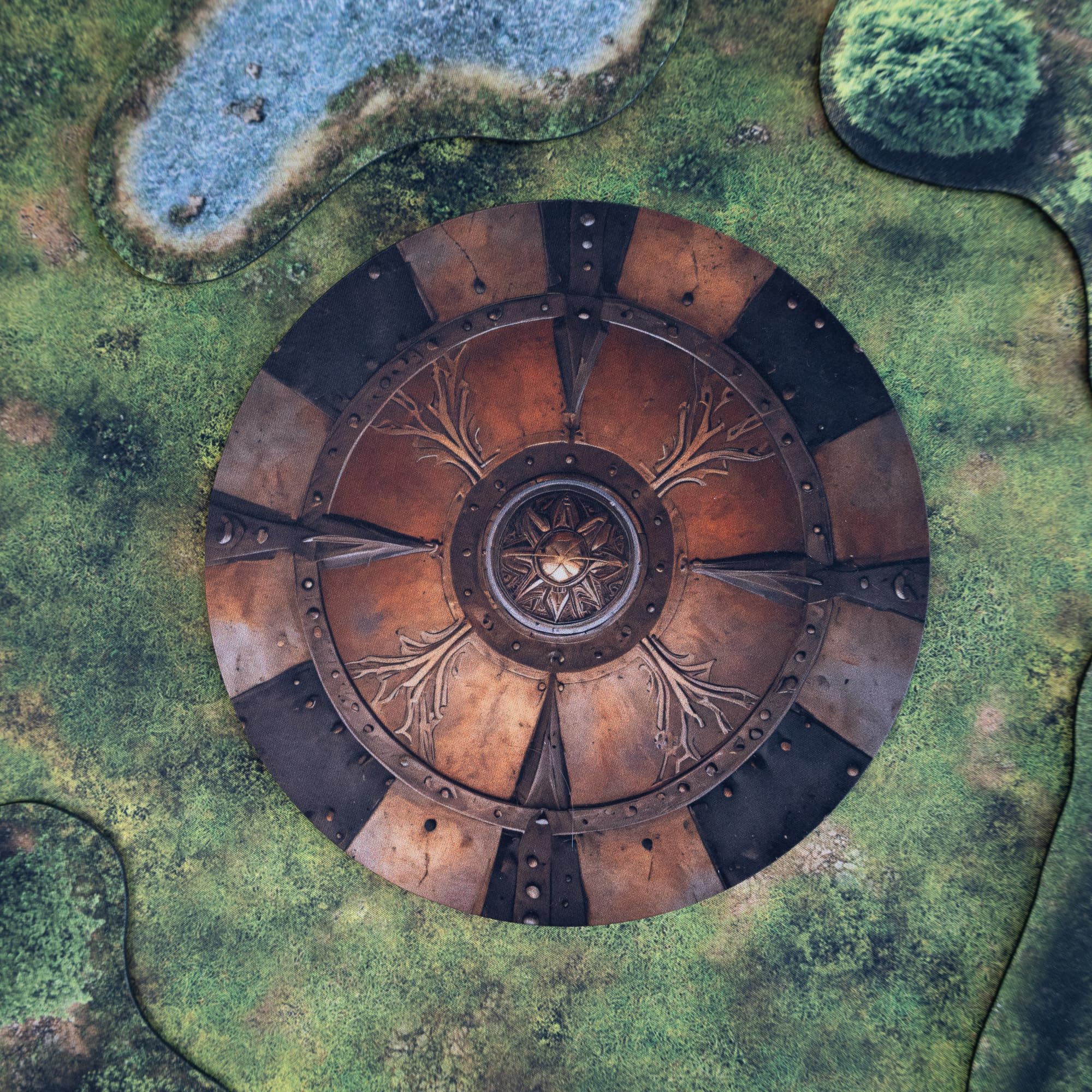 PLAYMATS Marcador de Goma para la Edad de Sigmar 4e – Old Gods Shield