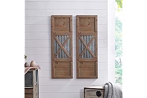 Farmhouse Shutter Wall Decor: Rustic Charm for Your Home