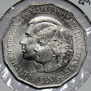 Collectible Coin JU0307 Australia 1981 50 Cents