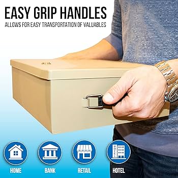 Amazon.co.jp: SAFENadex スチールセキュリティチェスト 防火