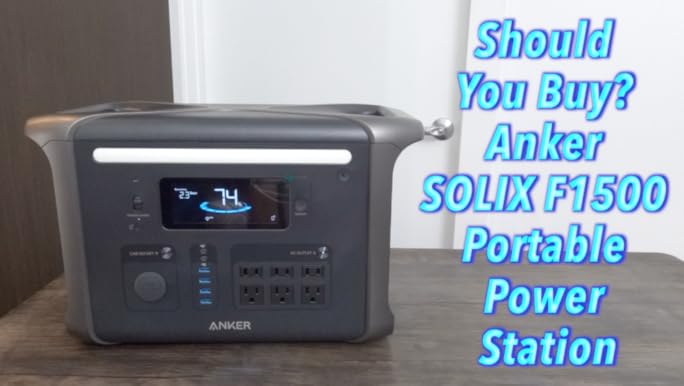 発電機・ポータブル電源 Anker Solix F1500 Portable Power Station Anker SOLIX F1500 Portable Power Station - 1,536Wh | 1,800W