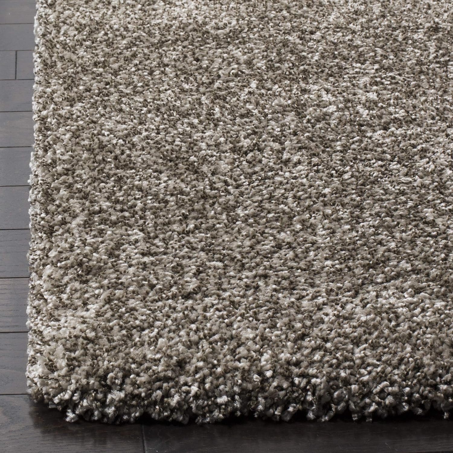 SAFAVIEH Milan Shag Collection Area Rug - 2' x 4', Grey, Solid Design, Non-Shedding & Easy to Clean, Plush Thick Pile, Ideal for Foyer, Bedroom, Accent Space (SG180-8080)