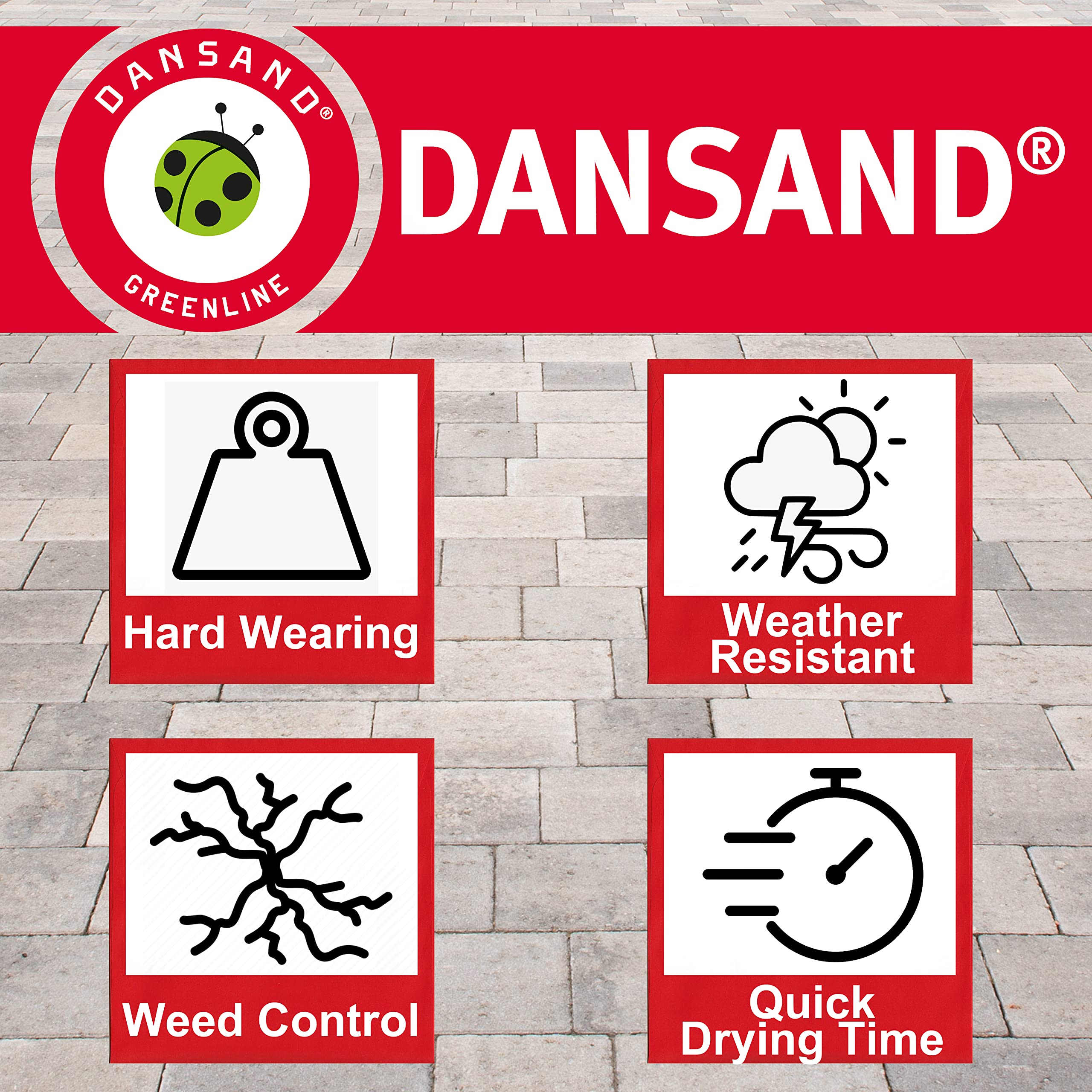 Dansand No Grow Kerama Onkruidwerend Voegzand Grey 15kg | DK Tuinmaterialen