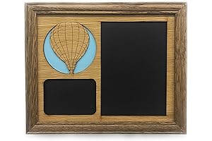 Hot Air Balloon Collage Frame - 8x10 Picture Frame Holds 5x7 & 3x4 Photos
