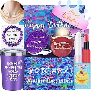 Birthday Gifts for Women - Unique Inspirational Theme Happy Birthday Gift for Her/Friendship/Sister/Best Friend/Mom/Girlfriend/Wife/Teen Girls/Bestie,Gifts for Women