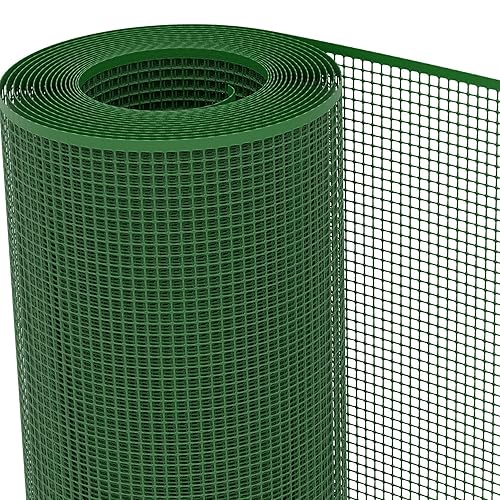 TENAX Filet en Plastique Quadra 10 Vert 1,00x5 m, Filet