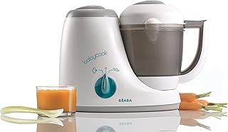 BÉABA, Babycook Original, Robot Bébé 4 en 1 Mixeur-Cuiseur, Cuisson Vapeur, Décongélation, Panier cuisson, Cuisson des aliments ultra saine, Livre recette, 800ml