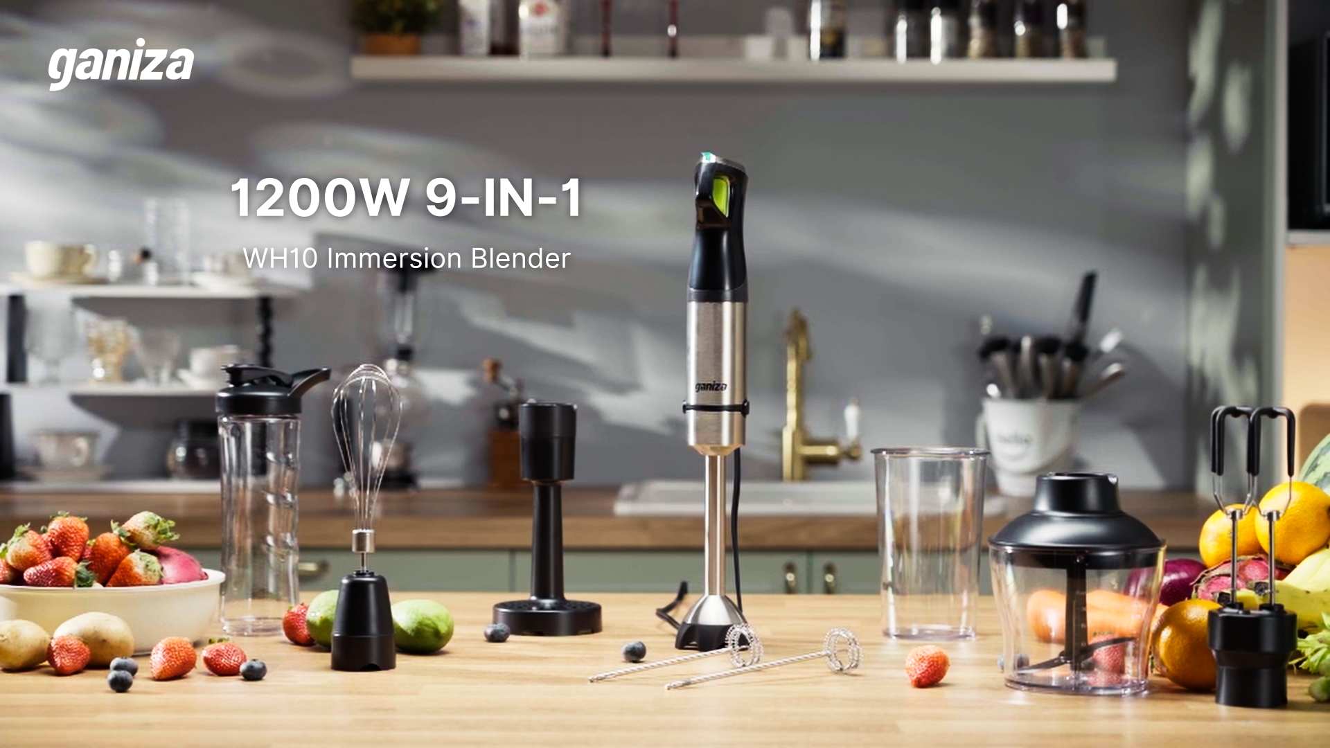 Amazon.com: Ganiza Immersion Blender, Max 1200W Heavy Duty Hand