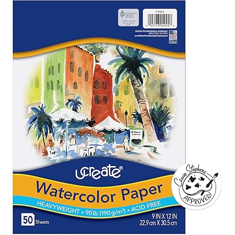 UCreate Watercolor Paper: The Perfect Canvas for Your Watery Creations