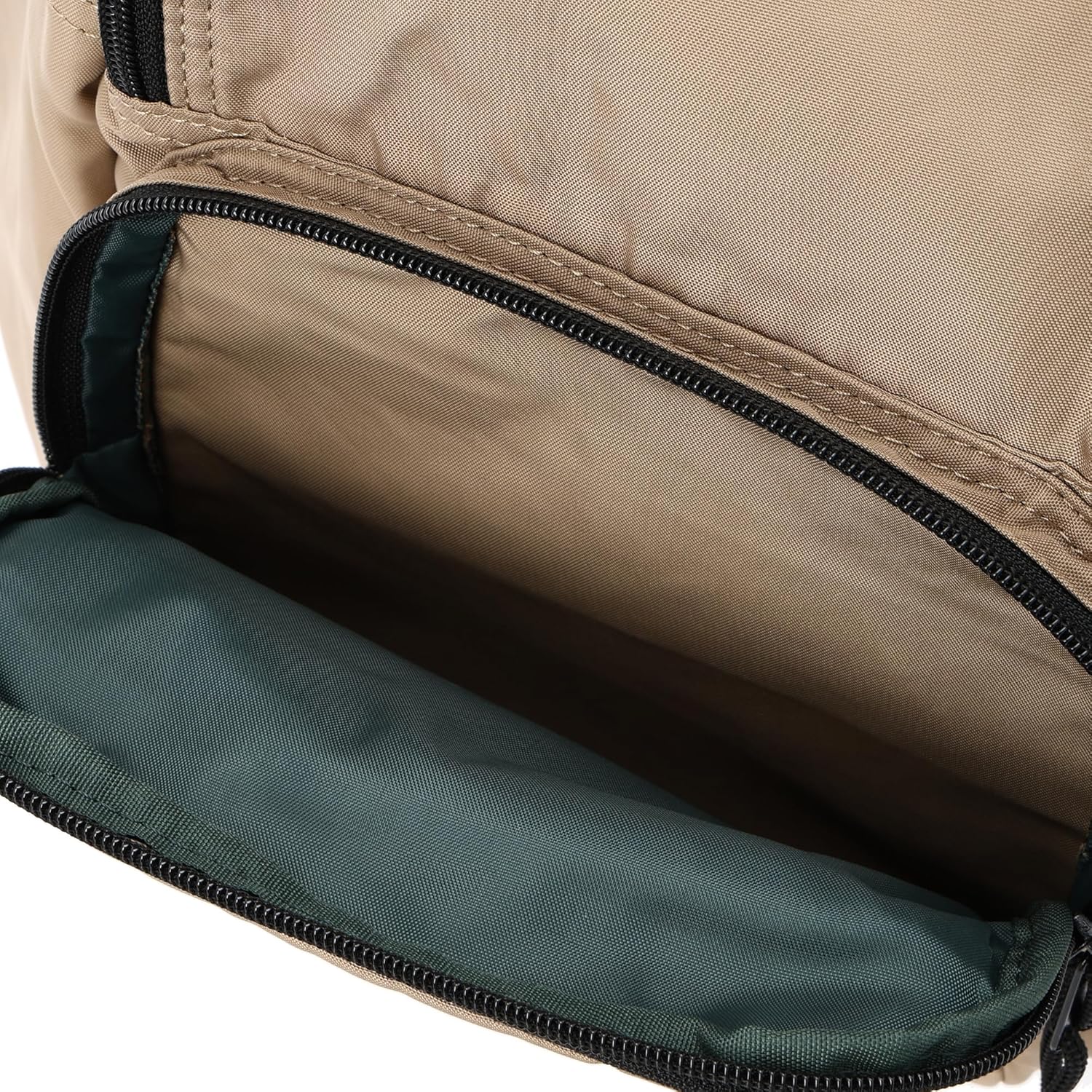 SNOOPY(スヌーピー) Women RE-PET BE Beagle Scout Square Zip Backpack, Beige (SPZ-3242), One Size