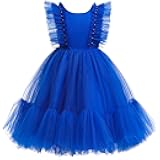 Flower Girl Dress Ruffle Tulle Toddler Wedding Pageant Ceremony Birthday Party Evening Tutu Dresses