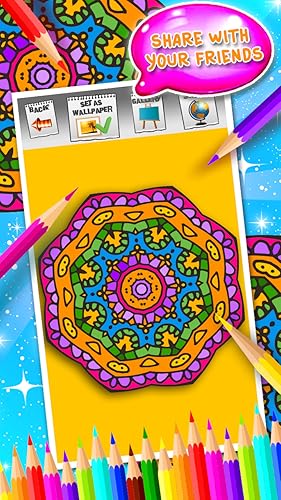 Livro de colorir Mandala