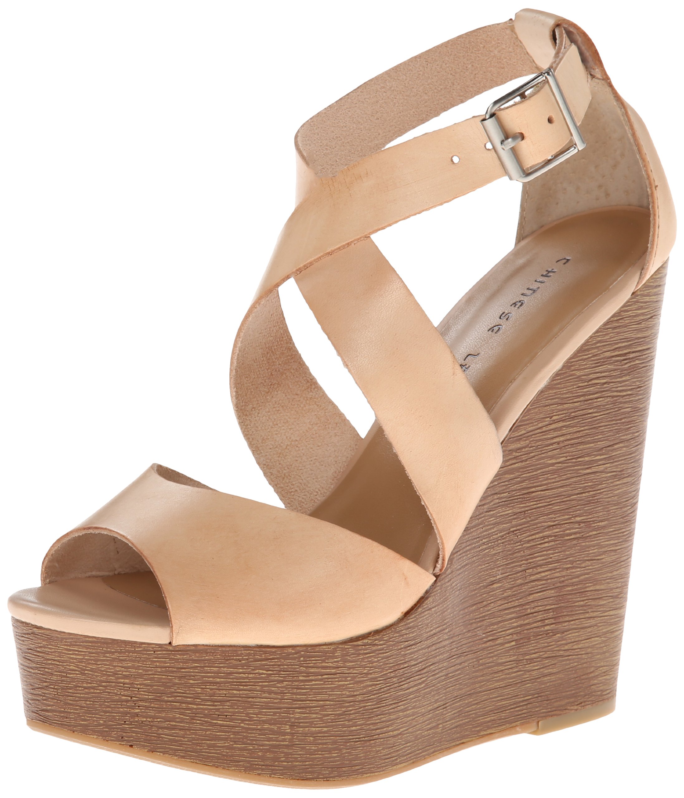 Chinese Laundry Women's Java Leather Wedge Sandal