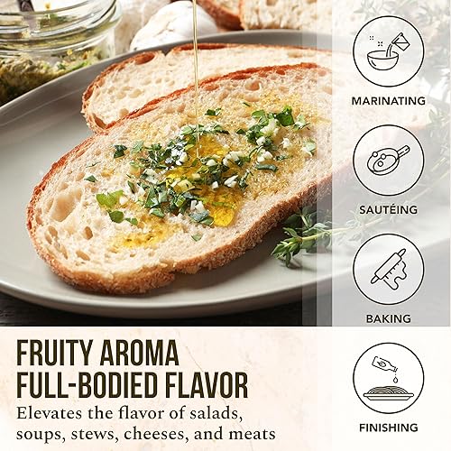 Miniatura 5 de ROI Aceite de oliva italiano extra virgen liguriano prensado en frío - Aceite de oliva Cucina importado de Italia aceite de oliva alto en