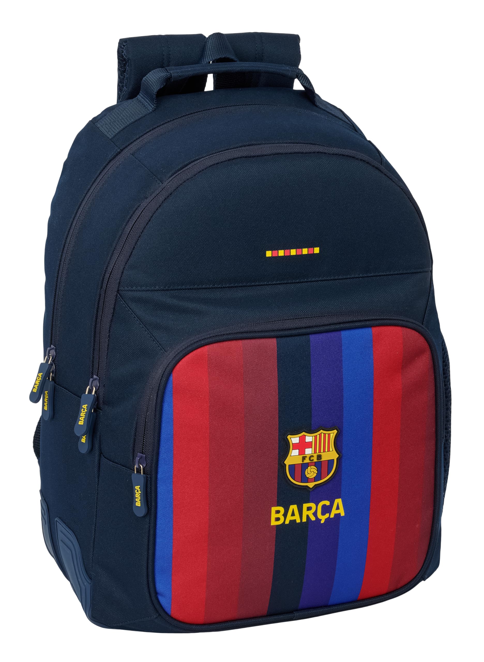 F.C. BARCELONA 1ª EQUIPACIÓN 26/27 - Mochila Escolar Infantil, Ideal para Niños de Diferentes Edades, Cómoda y Versátil, Calidad y Resistencia, 32x15x42 cm