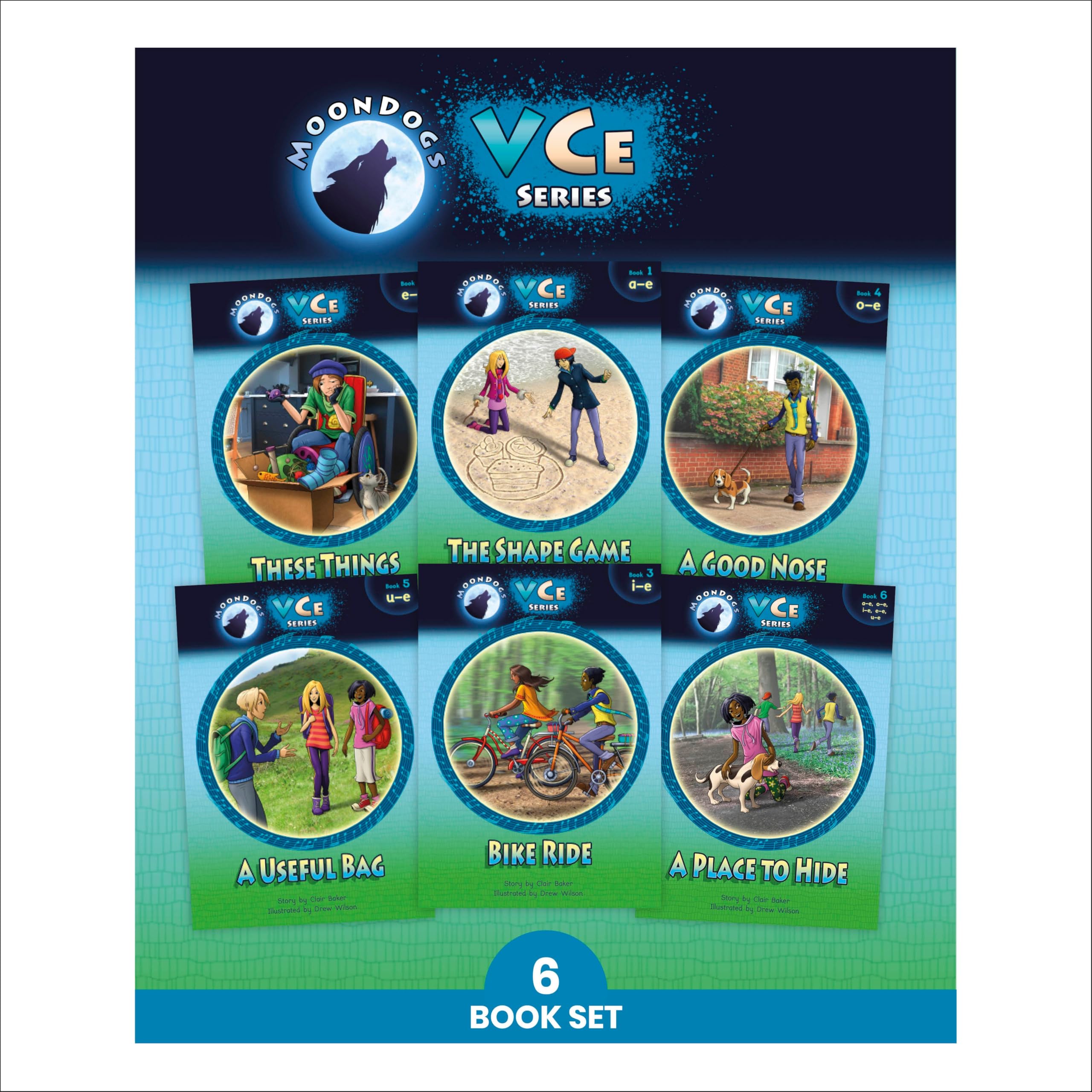 Phonic Books Moon Dogs VCe Spellings: Decodable Books for Older Readers (Silent "e") (Phonic Books Catch-Up Decodable Readers)
