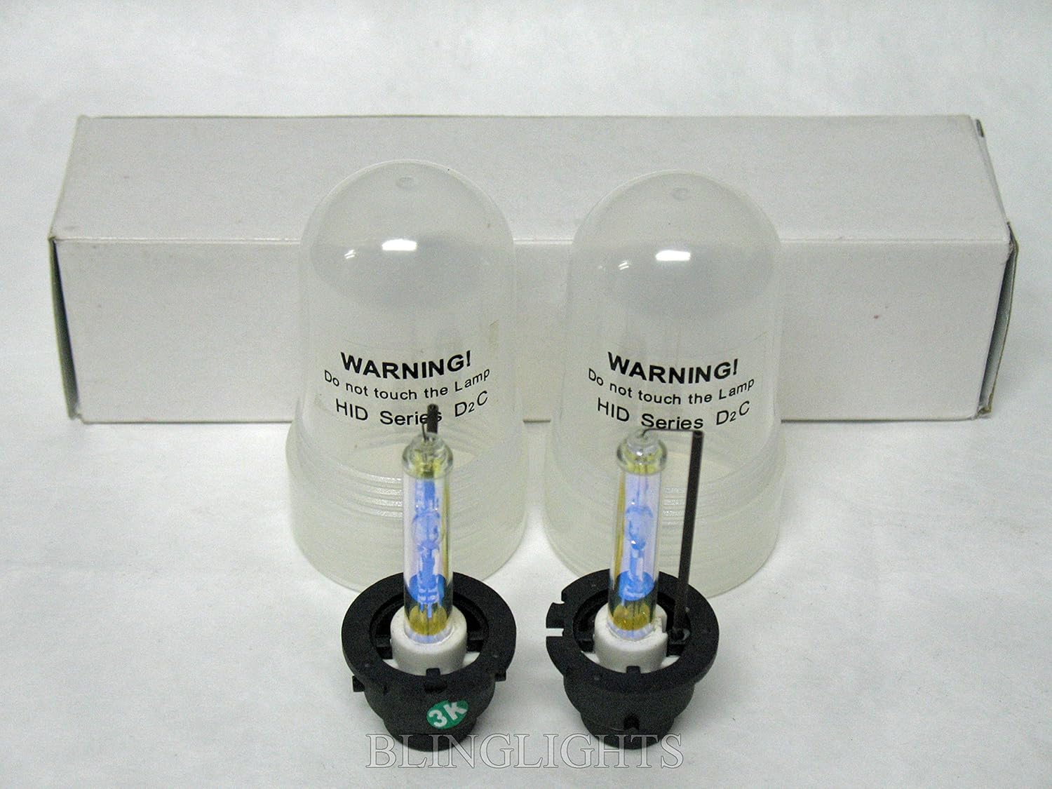 One Pair (2) D2C D2R D2S 3000K Xenon HID Yellow Gold Rally GT Style Bulbs 35W