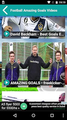 Football Amazing Goals Videos