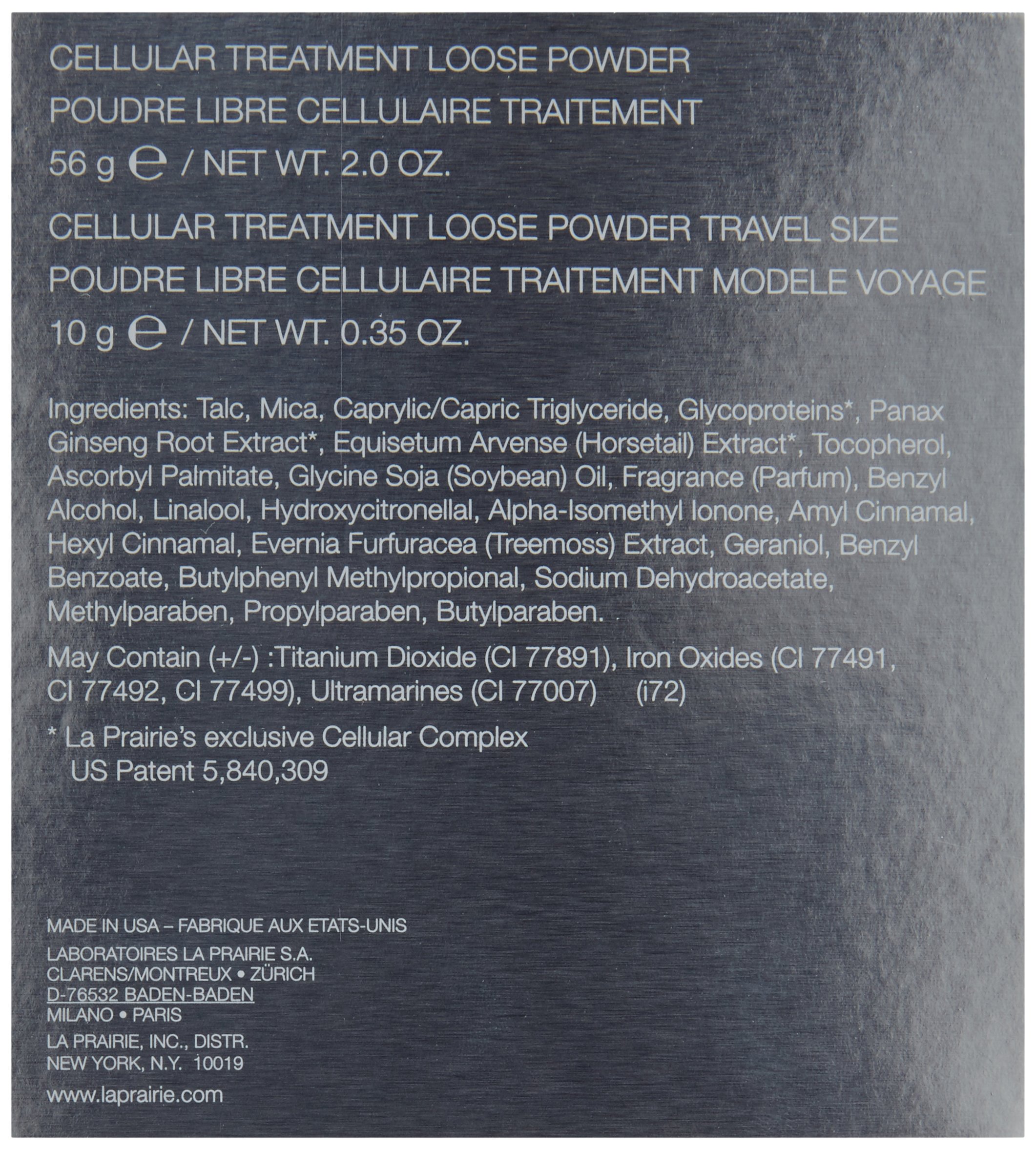 La Prairie Cellular Treatment Loose Powder Translucent 1 56 g and