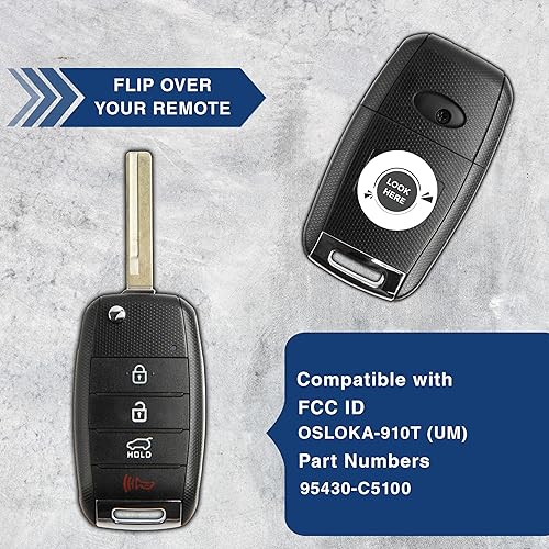 Miniatura 5 de Control remoto de entrada sin llave para Kia Sorento 2016-2018 (OSLOKA-910T) One