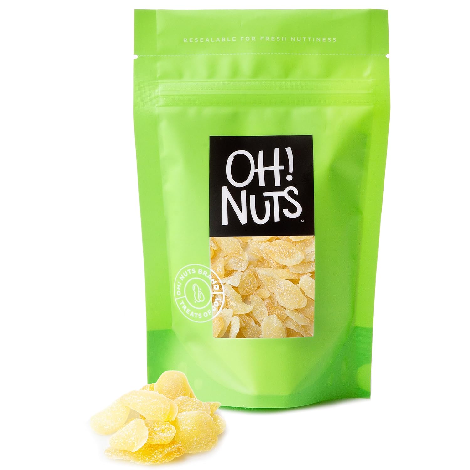 Buy Oh! Nuts Ginger Candy Chewy Gummies with Crystallized Sugar