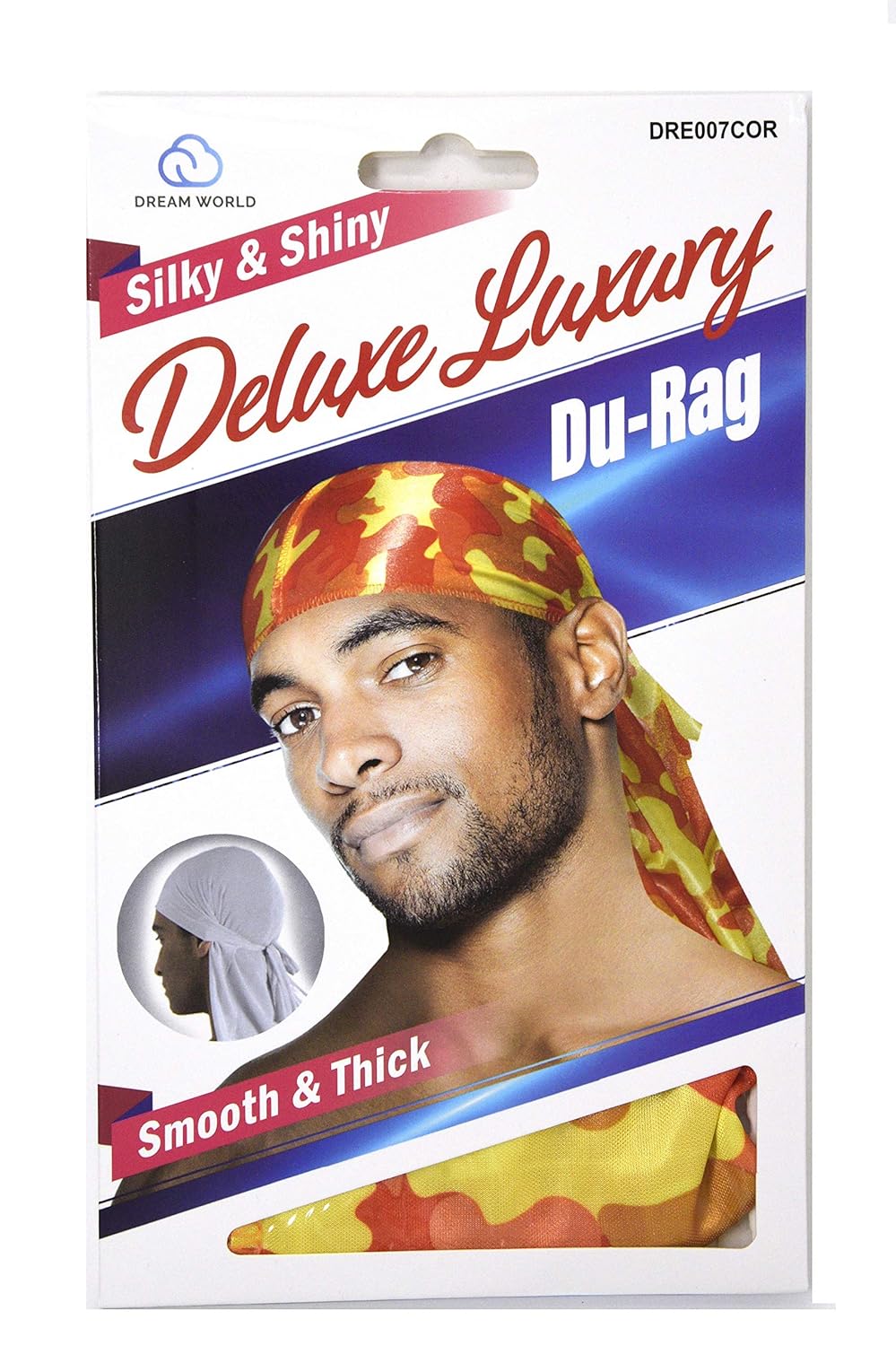 Dream Deluxe Durag Camo Orange