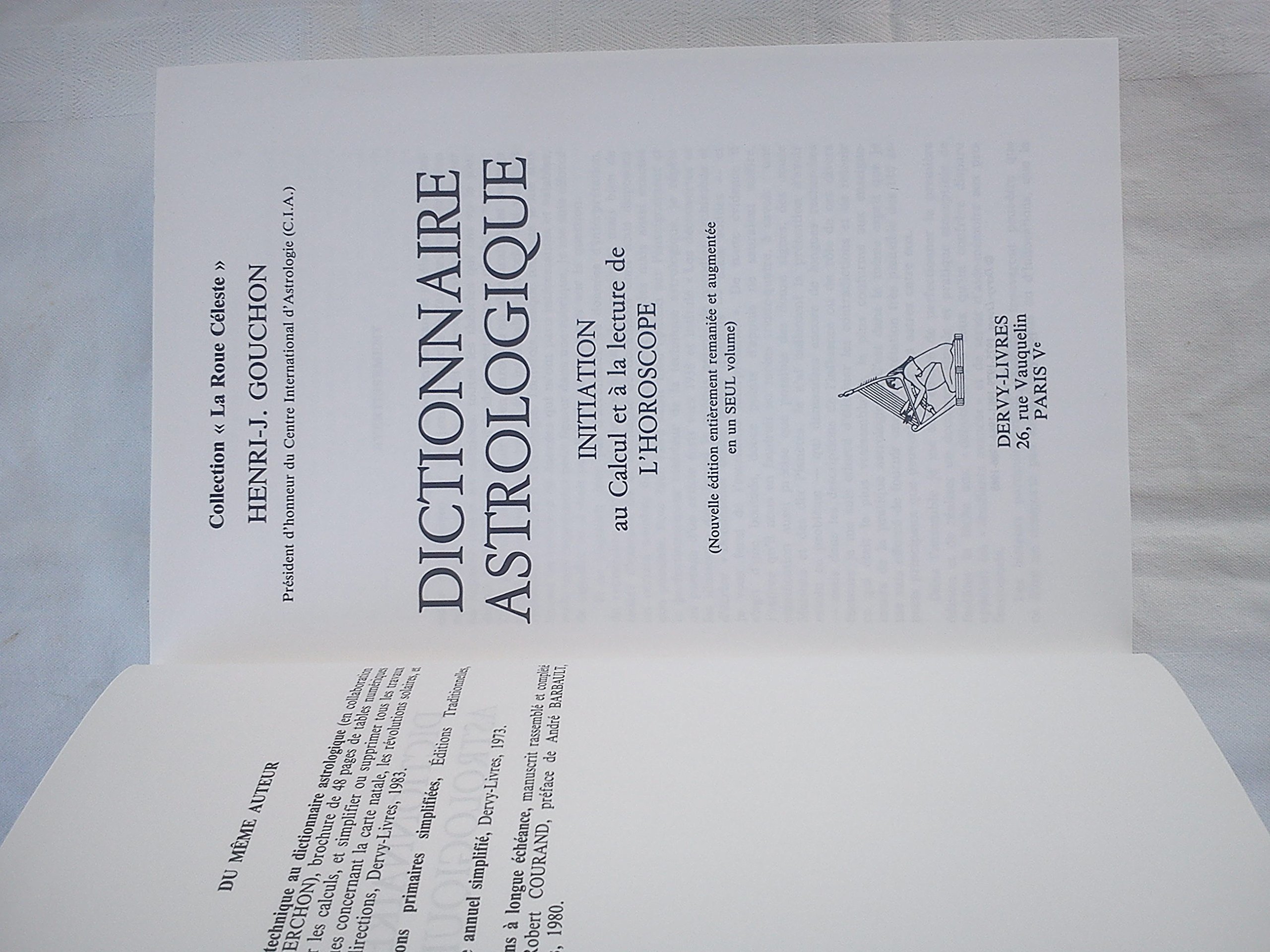 Dictionnaire Astrologique