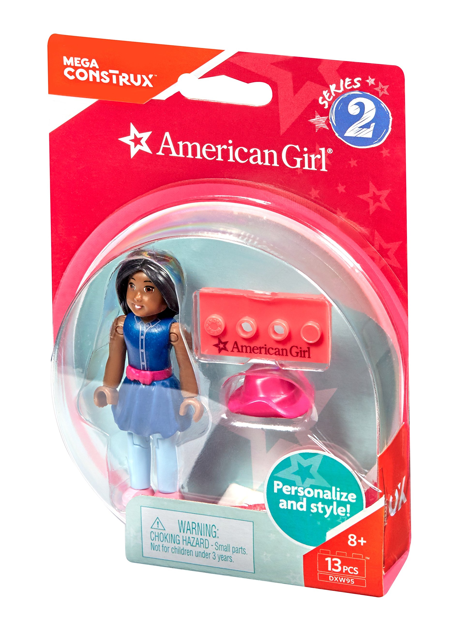 Mega Bloks American Girl - Figura da collezione Spring Denim Dream