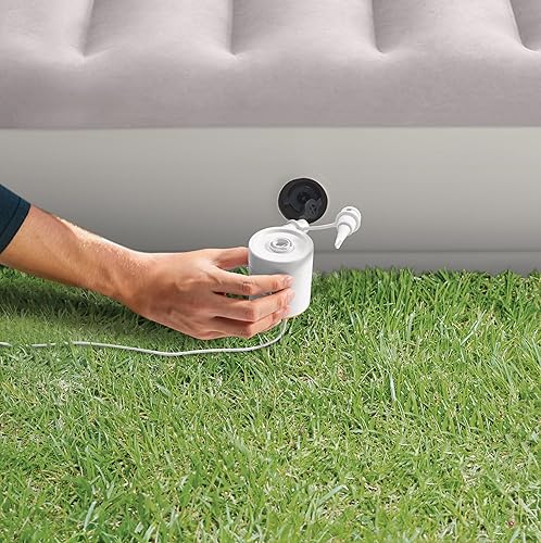 Miniatura 3 de Intex 64177E Dura-Beam Standard Prestige Colchón de aire de altura media Fiber-Tech - Tamaño individual - Bomba de aire USB de llenado rápido